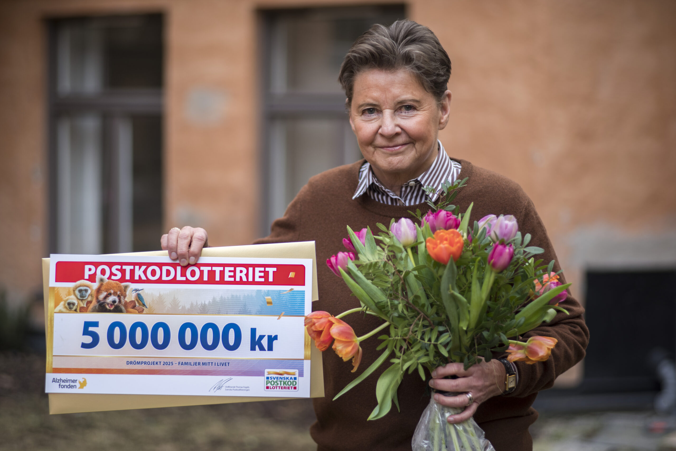 Alzheimerfonden får 5 miljoner från Postkodlotteriet